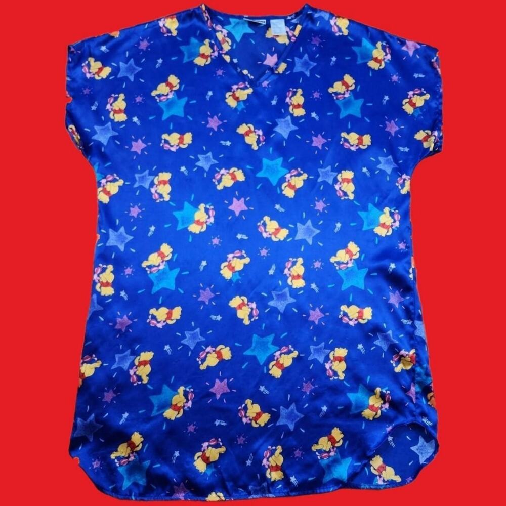 Disney Winnie the Pooh Piglet Stars Nightgown Pajamas Whimsygoth